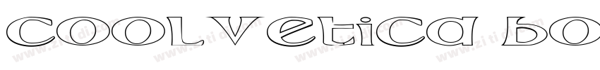 Coolvetica bord字体转换